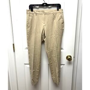 Talbots Pants, Tan Curvy Fit Chinos Ankle, Women's Size 10P
